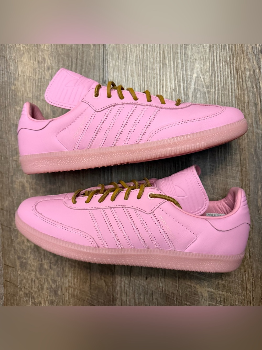 Pharrell x Adidas Samba Human Race Pink